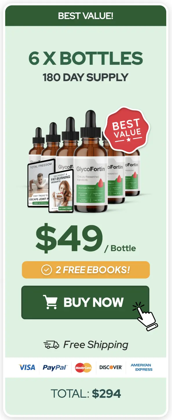 GlycoFortin order 6 bottles