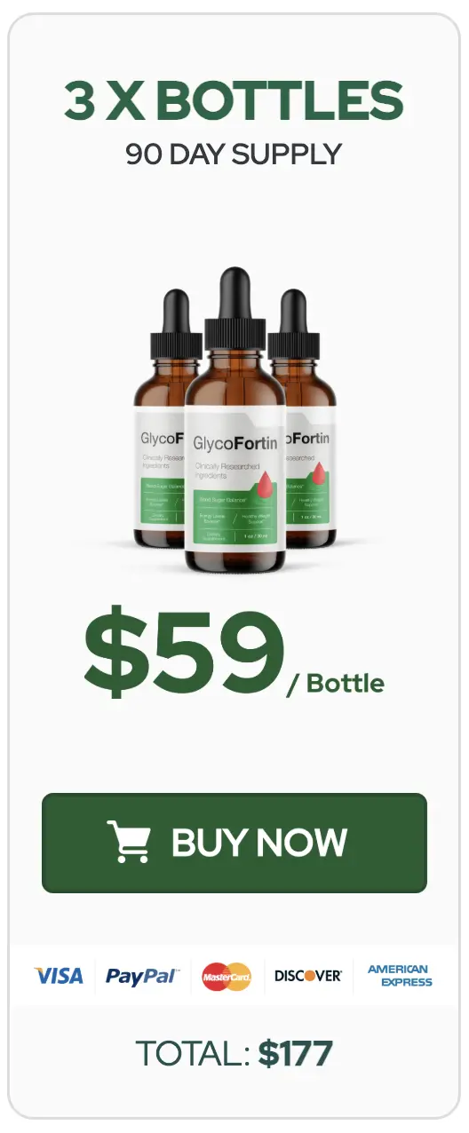 GlycoFortin order 3 bottles